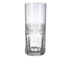 Verre de BohÃªme Margaret gobelets Forme Haute, Verre, 38Â x 25Â x 8Â cm, Lot de 6