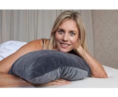 Oreillers et matelas de santé Elsa - Housse de rechange oreiller SUPREME/soft 50/70 cm anthracite