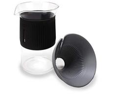 La Cafetiere (UK) Limited C000878 Seattle Drip Coffret Cadeau Verre Borosilicate/Cône Polypropylène/Manchon Silicone