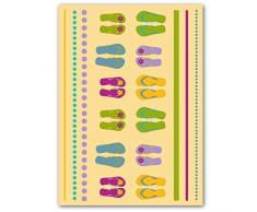 Dyckhoff 0847748800Â de Partenaire Serviette de Plage, Coton, Jaune, 195Â x 140Â cm