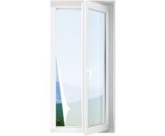 Homemaison Kit de Moustiquaire pour Porte-fenÃªtre Polyester Blanc 100 x 200 cm