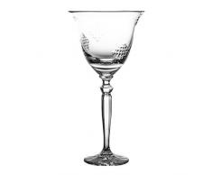 Crystelle aljulia 06872Â vin Verre, Cristal, 250Â ML, 11Â x 23, 5Â cm