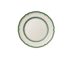 Villeroy & Boch French Garden Green Line Assiette plate, 26 cm, Porcelaine Premium, Blanc/Vert