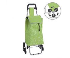 Dcasa Chariot de Courses Unisexe Adulte Taille Unique Vert (Vert)