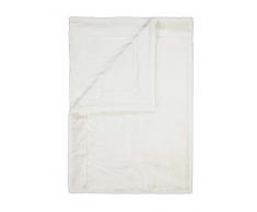 ESSENZA Furry Plaid, Ecru, 150 cm x 200 cm