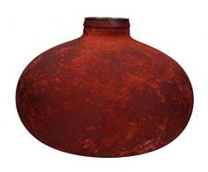 J. Kersten Vase en Verre Rouge 42 x 42 x 31 cm