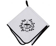 MI CASA Chiffon de Cuisine en Tissu éponge Coffee Time 50 x 50 cm