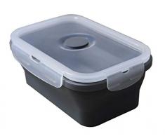 Fackelmann Lunchbox Pliable en Silicone, Gris, NC