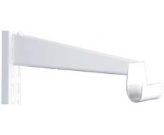 Elfa 413010 Console pour Tube penderie, Blanc, 5,5 x 32 x 1,3 [cm]