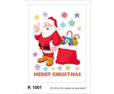 AG Design Wand Stickers H 1001, Frohe Noël, 65 x 85 cm, 1 pièce