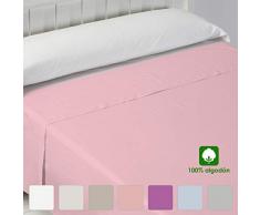 BarcelÃ³ Hogar 03060020606 Drap Plat Basique 100% Coton Rose 150 cm