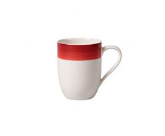 Villeroy & Boch Colourful Life Deep Red Mug Ã cafÃ©, 370 ml, Hauteur : 10,4 cm, Porcelaine Premium, Rouge