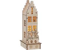 Star 275-01 Minden Bougeoir Ã fenÃªtre, Bois, Multicolore, 7.0 x 10.0 x 20.0 cm