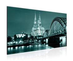 Tableau decoration murale Ville Cologne - XXL Impression sur Toile Salon Appartment 1 Parties - prÃªt Ã accrocher - 605012b