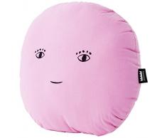 Paparajote Factory 180808 Coussin Motif Rond Chicle Coton/Polyester Rose 40 x 40 x 14 cm