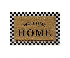 dcasa DCASA Antidérapant Home. Référence DC Paillasson Textile Unisexe pour Adulte, Multicolore (Multicolore), Unique