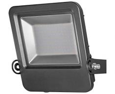 Radium Spot LED 10 W 690 Lumens Spot plafonnier Spot LED 3000 K Blanc chaud Orientable IP20 Aluminium Injection Noir