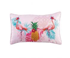 douceur dinterieur FLANY Coussin Passepoil, Multicolore, 30 x 50 CM
