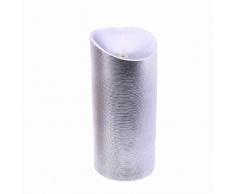 F BRIGHT Bougie LED Argenté 2 W