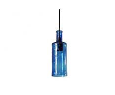 interfan Lampe suspension Bouteille Moderne bleu foncé