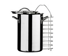 Premier Housewares cuiseur Vapeur pour Asperges, Argent, 2.5Â Litre