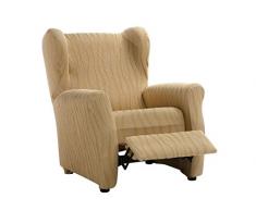 Martina Home Casandra Housse de Fauteuil Relax élastique, Tissu, Beige, 32 x 42 x 8 cm