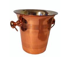 Madhus Collection MG DÃ©cor Seau Ã Bouteille en cuivre 20 x 20 cm