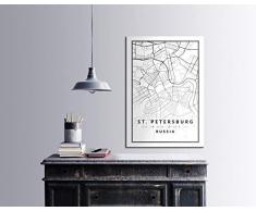 Bonamaison DÃ©coration Murale en Toile, Multicolore, 70 x 100 cm