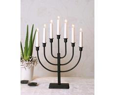 Star 109-60 Kristina Chandelier 7 Lumières Noir 47 x 30 cm