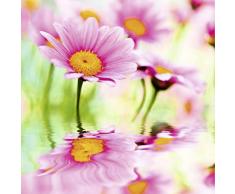 Scenolia Tableau dÃ©coration Murale PAQUERETTES Roses 90 x 90 cm | dÃ©co Design imprimÃ©e en France