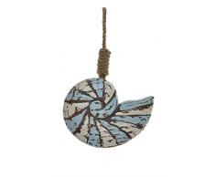 Item Suspension Décoration mer en Bois, Bleu, tu