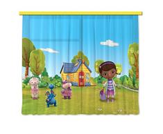 AG Design XXL 4002/fCC Rideau Voilage pour Chambre denfant Motif dr. mcstuffins