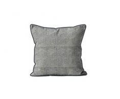 Soleil docre Kheops Coussin, Coton, Noir, 40 x 40 cm