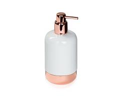 MÃ¶ve Copper Distributeur de Savon 8Â x 18,5Â cm en Porcelaine avec cuivre, Copper