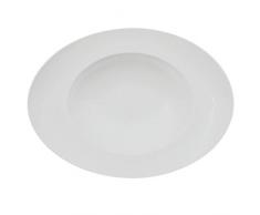 ESCHENBACH 49330000005207Â Universo Assiette Creuse Ovale 20Â cm, Porcelaine, Blanc