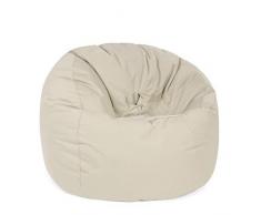 Outbag Donut Pouf, Beige, 90 x 90 cm