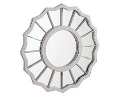 Dcasa Miroir Mural pour Meubles Autocollants Décoration de la Maison Unisexe Adulte, Crème (crème), Unique