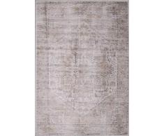 Alfombrista Tapis 40 x 60 D-02 Beige, Poils 100% Base 90% Viscose et 10% Chenille, 40 x 60 cm.