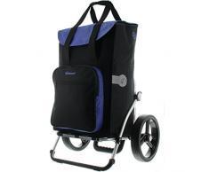 Andersen 166-086-80 Chariot de Courses Royal Wimar 45l Noir, Aluminium/Polyester, 100 x 40 x 30 cm