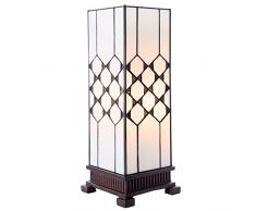 La maison de Tiffany 5ll-5889Â Lampe de table, blanc