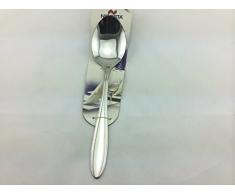 Fackelmann CuillÃ¨re de Table Nirosta - Toskana 19cm en INOX, Acier Inoxydable, Argent, 19 x 6 x 2,5 cm