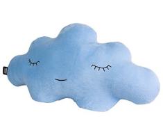 Paparajote Factory Coussin Doux en Forme de Nuage, spÃ©cial pour bÃ©bÃ© 80 x 16 x 42 cm Bleu