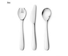 George Jensen apetito Couverts pour Enfants Set, Acier Inoxydable, Acier Inoxydable, 12.7 x 19.399999999999999 x 3.5 cm
