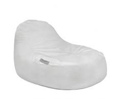 Outbag Slope XL DextÃ©rieur Pouf, Blanc, 140 x 115 cm