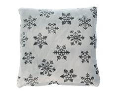 GÃ¶zze, avec Picots Structure Coussin DÃ©co 50Â x 50Â cm, Polyester, Anthracite, 50 x 50 x 10 cm