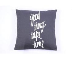 La Finesse Housse de Coussin carrÃ©e dÃ©corative 50 x 50 cm pour la Maison en Coton pour Salon, canapÃ©, Chambre Ã Coucher, Tissu colorÃ©, Taille Unique