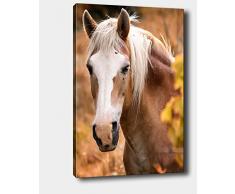 Bonamaison Peinture sur toile, multicolore, 50 x 70 cm - ConÃ§u et fabriquÃ© en Turquie