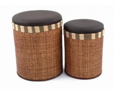 69450 Franz mÃ¼ller panier Ã linge avec couvercle - 2 piÃ¨ces