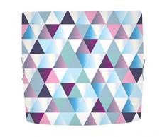 Tosel 40633 Plafonnier - Diamonds-Carré Tôle Acier, Peinture époxy, Verre sérigraphe phot, E27, 100 W, Photo Couleur