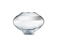 Georg Jensen 10016980 Vase, Verre soufflé, Argenté, 38 cm